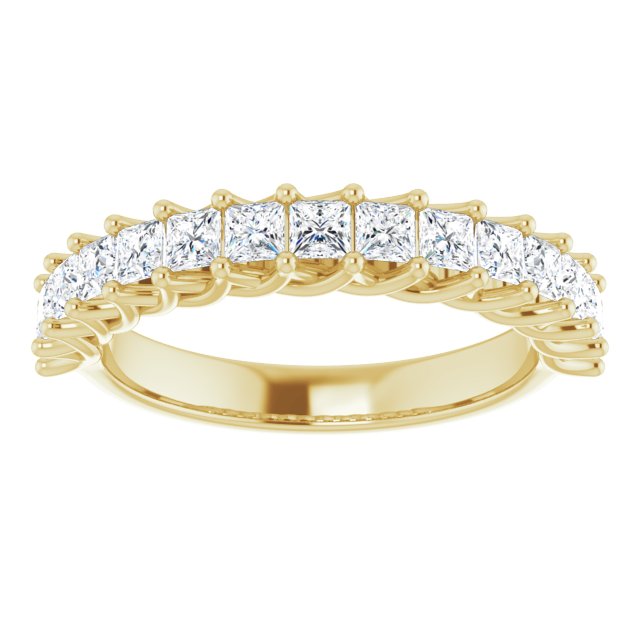 1.20 ct. Princess Cut Diamond Wedding Band-VIRABYANI